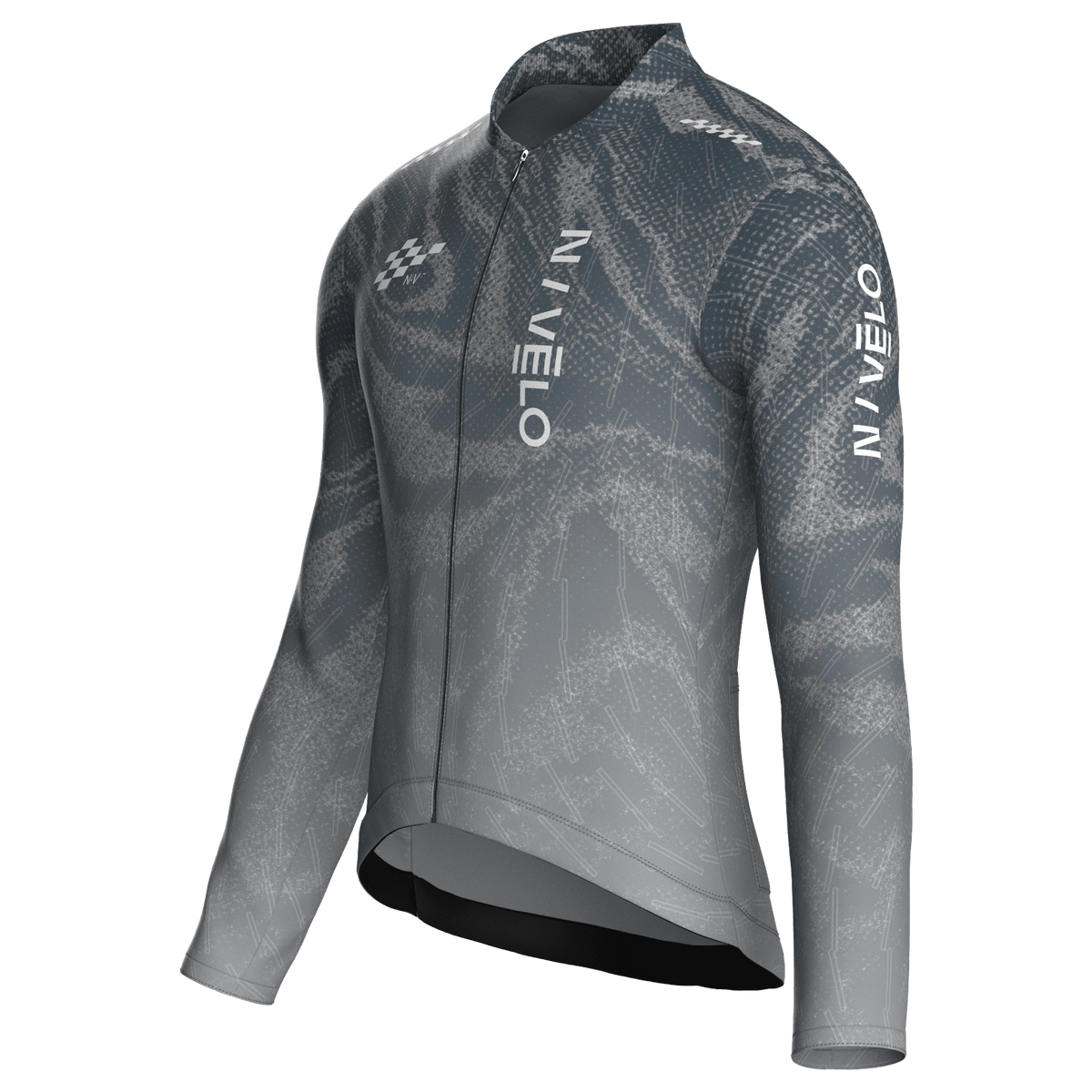 Sync Slate Jersey – Cycling Long Sleeve Race Fit