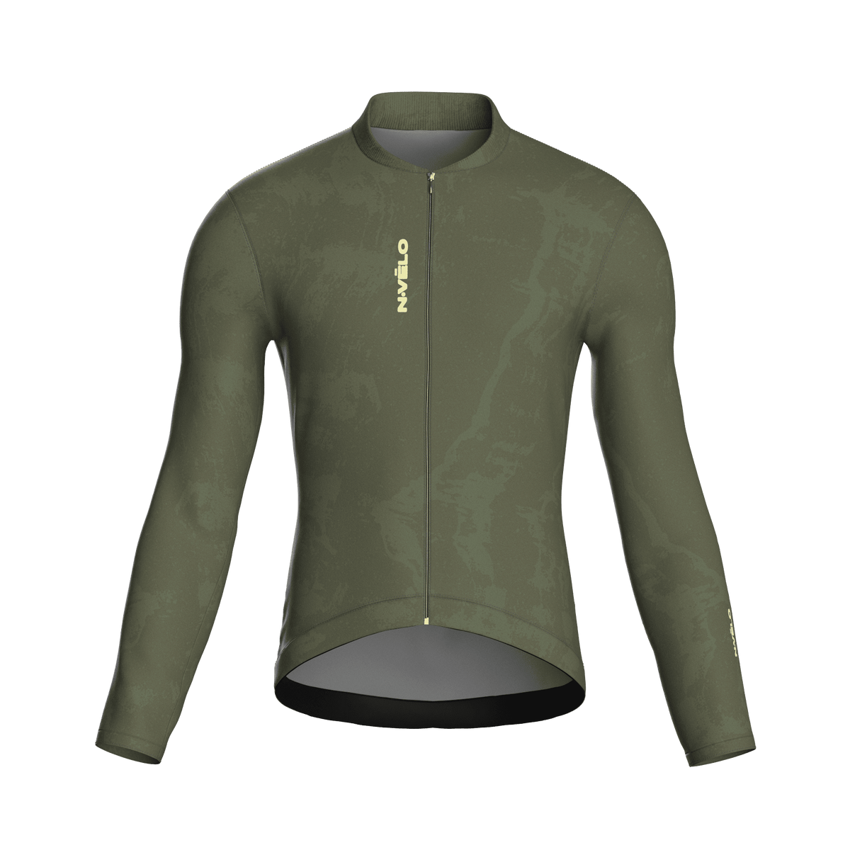 Scree Olive Jersey – Cycling Long Sleeve Race Fit