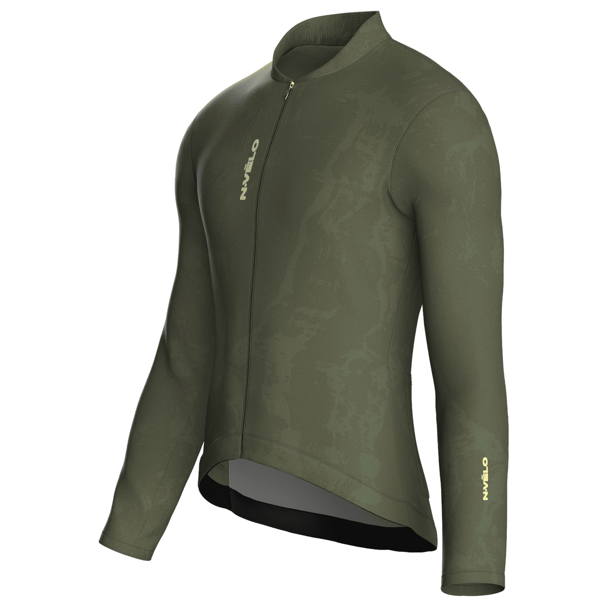 Scree Olive Jersey – Cycling Long Sleeve Race Fit