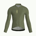 Scree Olive Jersey – Cycling Long Sleeve Race Fit