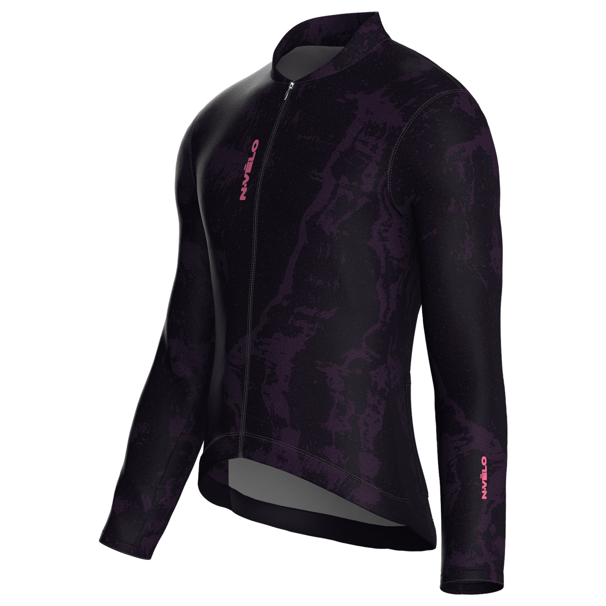 Scree Plum Jersey – Cycling Long Sleeve Race Fit
