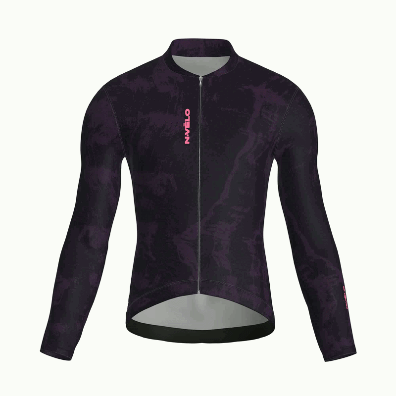 Scree Plum Jersey – Cycling Long Sleeve Race Fit