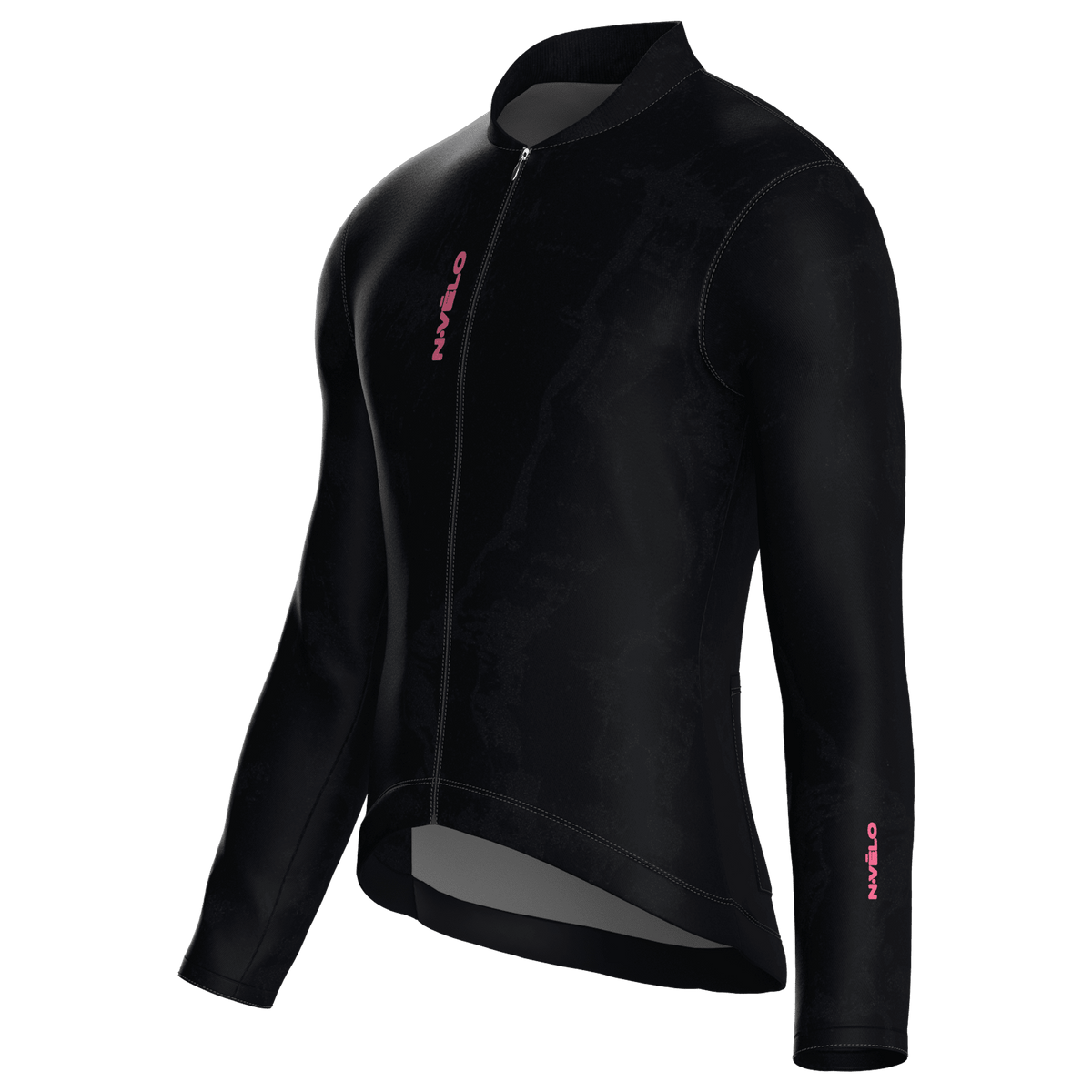 Scree Black Jersey – Cycling Long Sleeve Race Fit