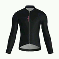 Scree Black Jersey – Cycling Long Sleeve Race Fit