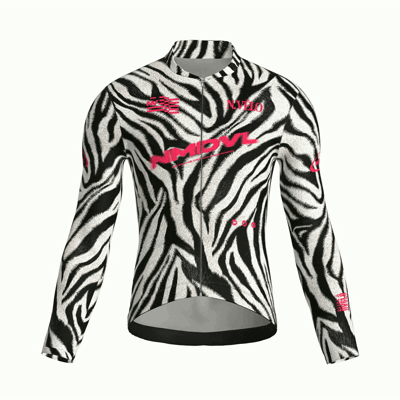 Animal Zebra Jersey – Cycling Long Sleeve Race Fit