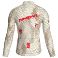 Animal Ivory Jersey – Cycling Long Sleeve Race Fit Python Print