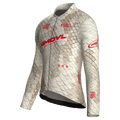 Animal Ivory Jersey – Cycling Long Sleeve Race Fit Python Print