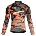 Animal Peach Jersey – Cycling Long Sleeve Race Fit Butterfly Wing Print