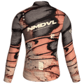 Animal Peach Jersey – Cycling Long Sleeve Race Fit Butterfly Wing Print