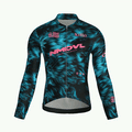 Animal Cyan Jersey – Cycling Long Sleeve Race Fit Fur Print