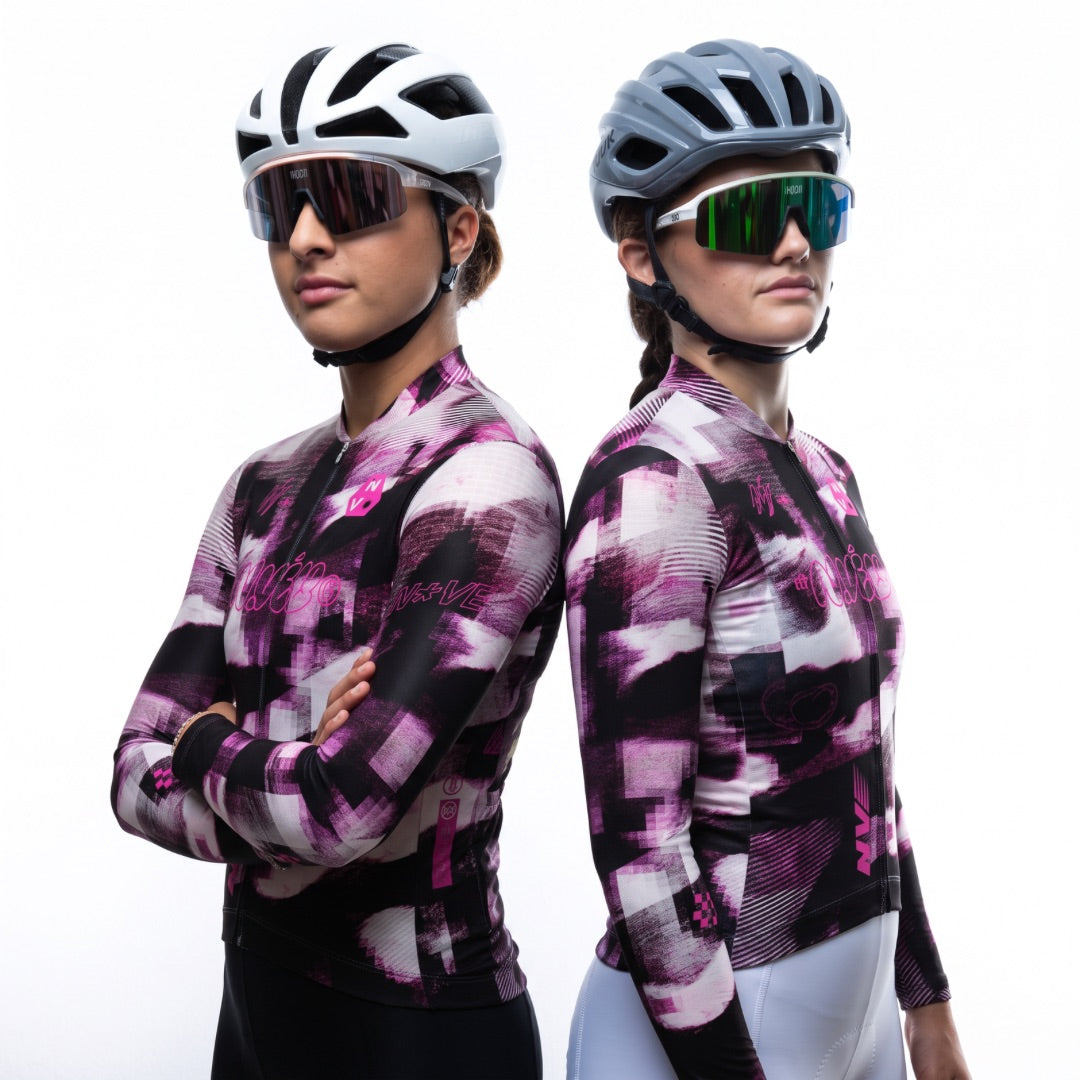 Parallax Nightshade Jersey – Cycling Long Sleeve Race Fit