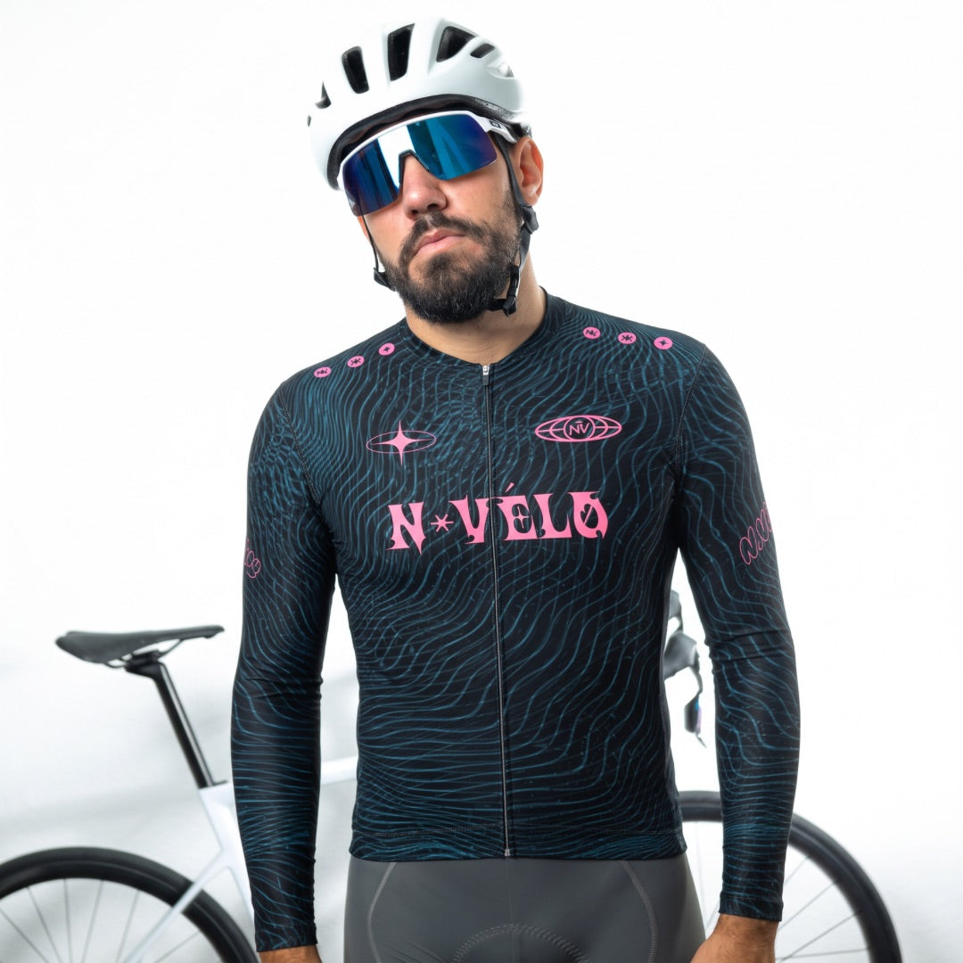 Coco Neon Long Sleeve Jersey | Nomad Vélo