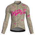 Warp Sand Jersey – Cycling Long Sleeve Race Fit Wave Print