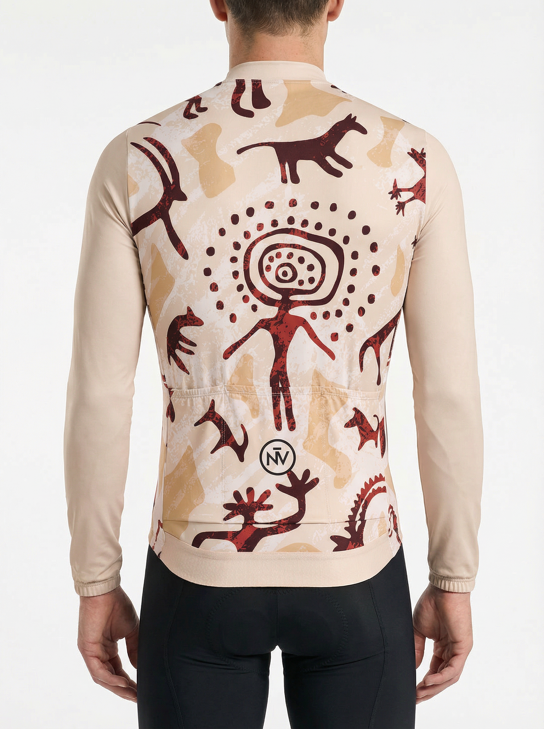 Cycling Way Finder Long Sleeve Jersey – Aero Fit Thermal Navigation Explorer Winter | Nomad Vélo