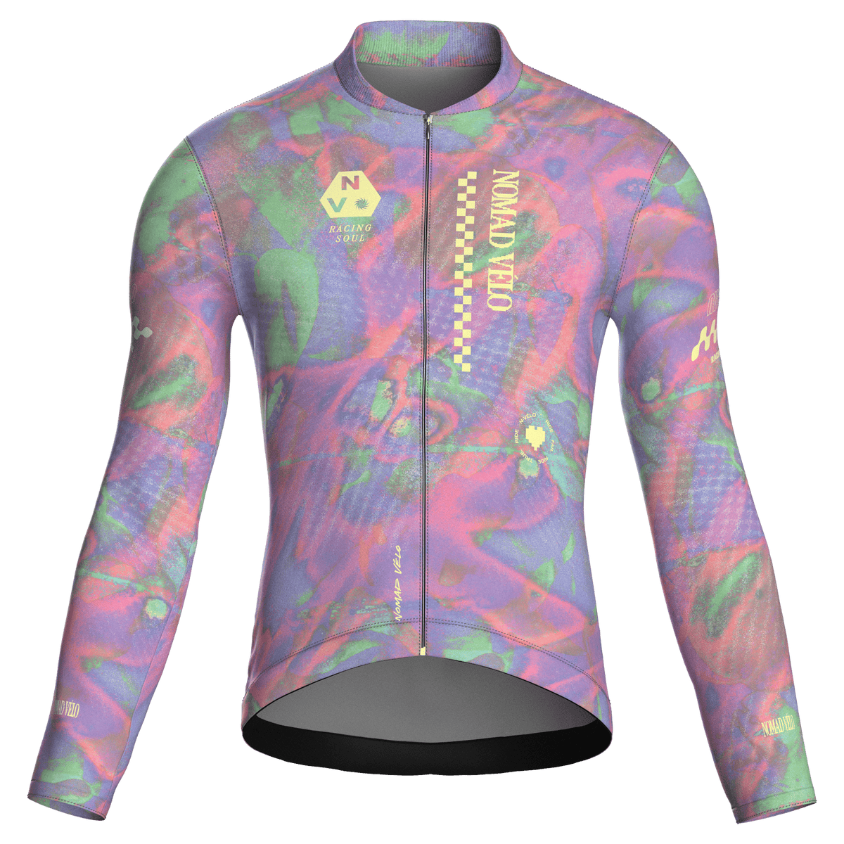Austral Violet Jersey – Cycling Long Sleeve Race Fit