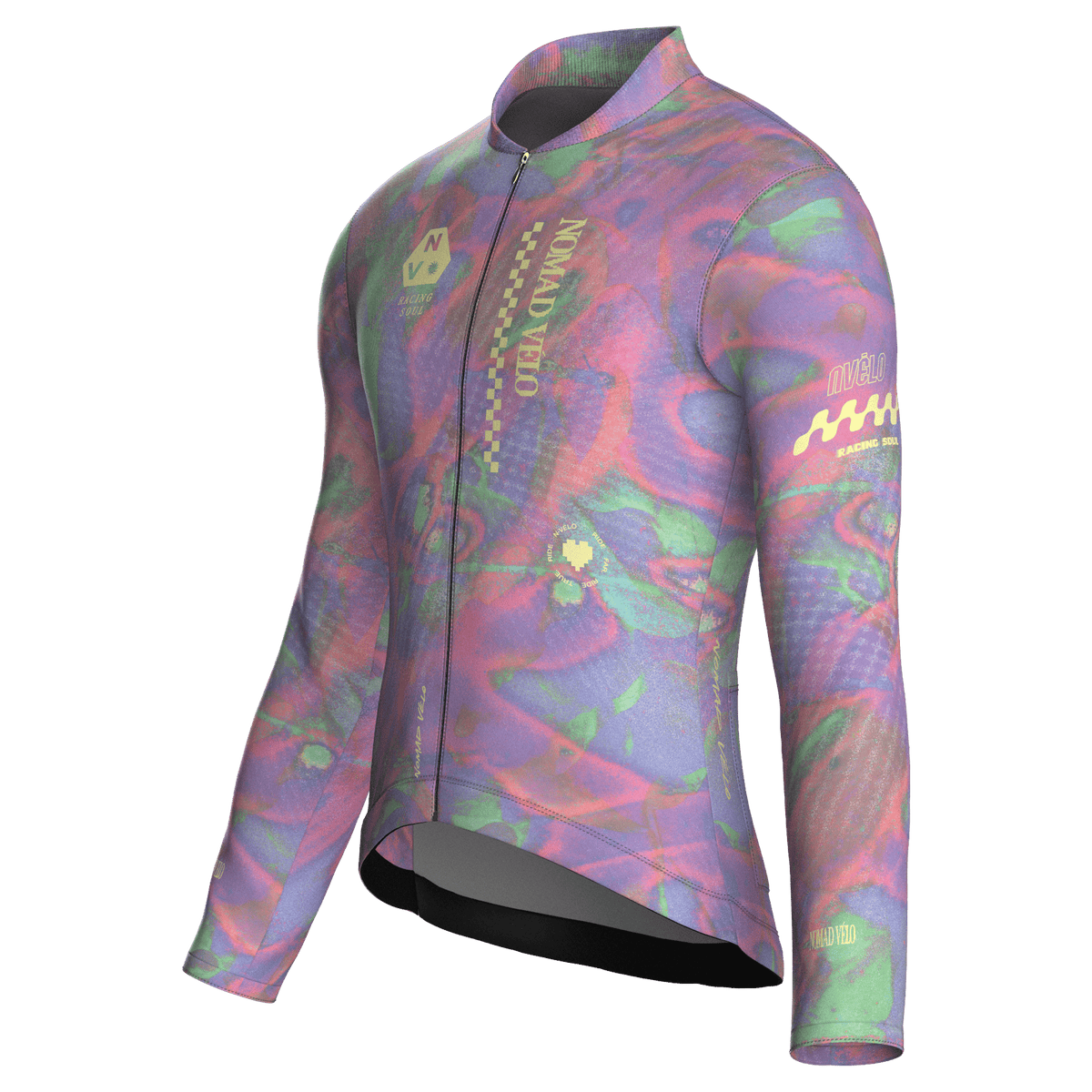 Austral Violet Jersey – Cycling Long Sleeve Race Fit