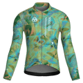 Austral Green Jersey – Cycling Long Sleeve Race Fit