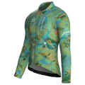 Austral Green Jersey – Cycling Long Sleeve Race Fit
