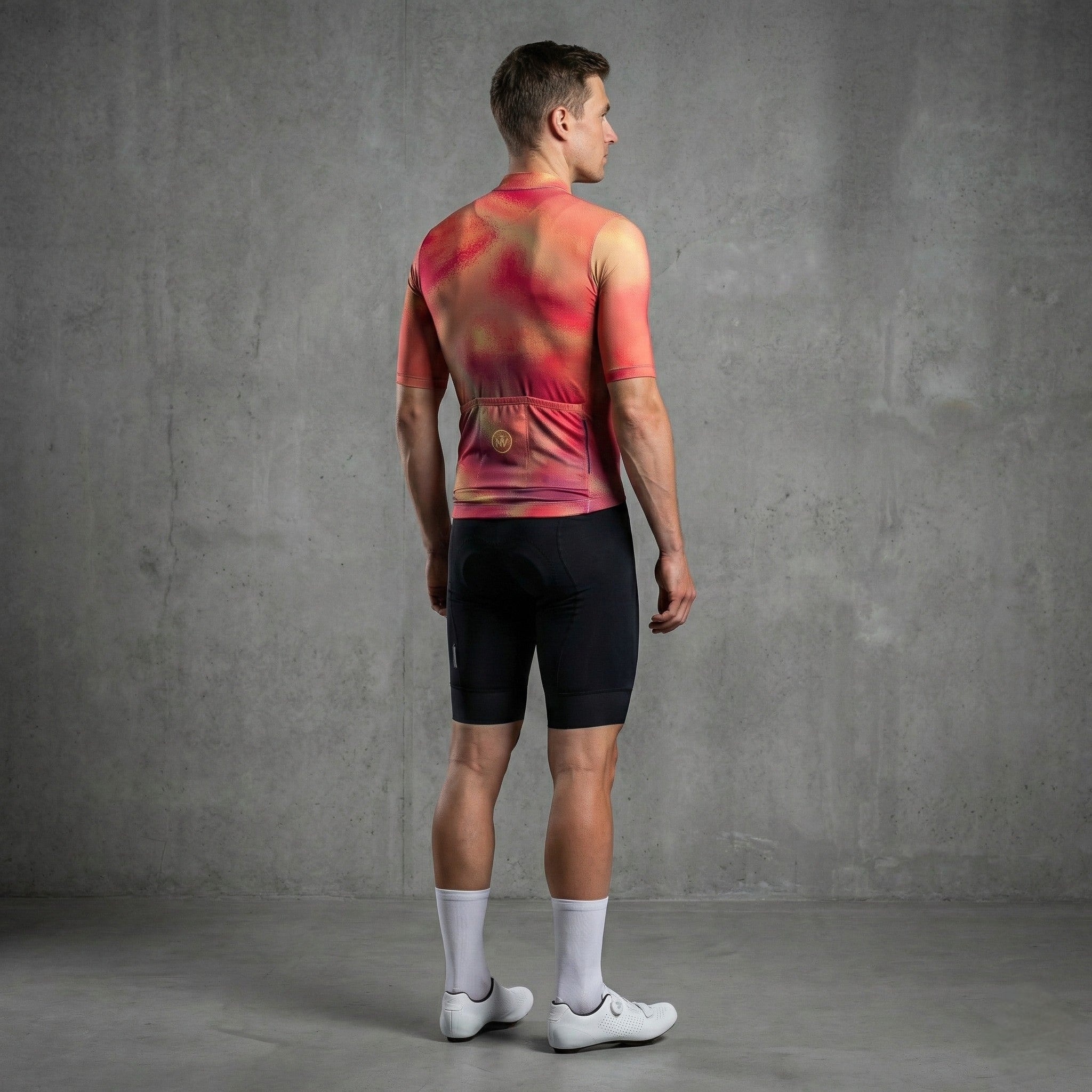 Red Rainbow Aero Cycling Jersey - Red Rainbow Jersey