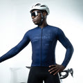 Element Dark Blue Long Sleeve Jersey | Nomad Vélo