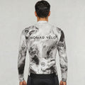 Cycling Obsidian Long Sleeve Jersey – Aero Fit Thermal Black Sleek Design Winter | Nomad Vélo