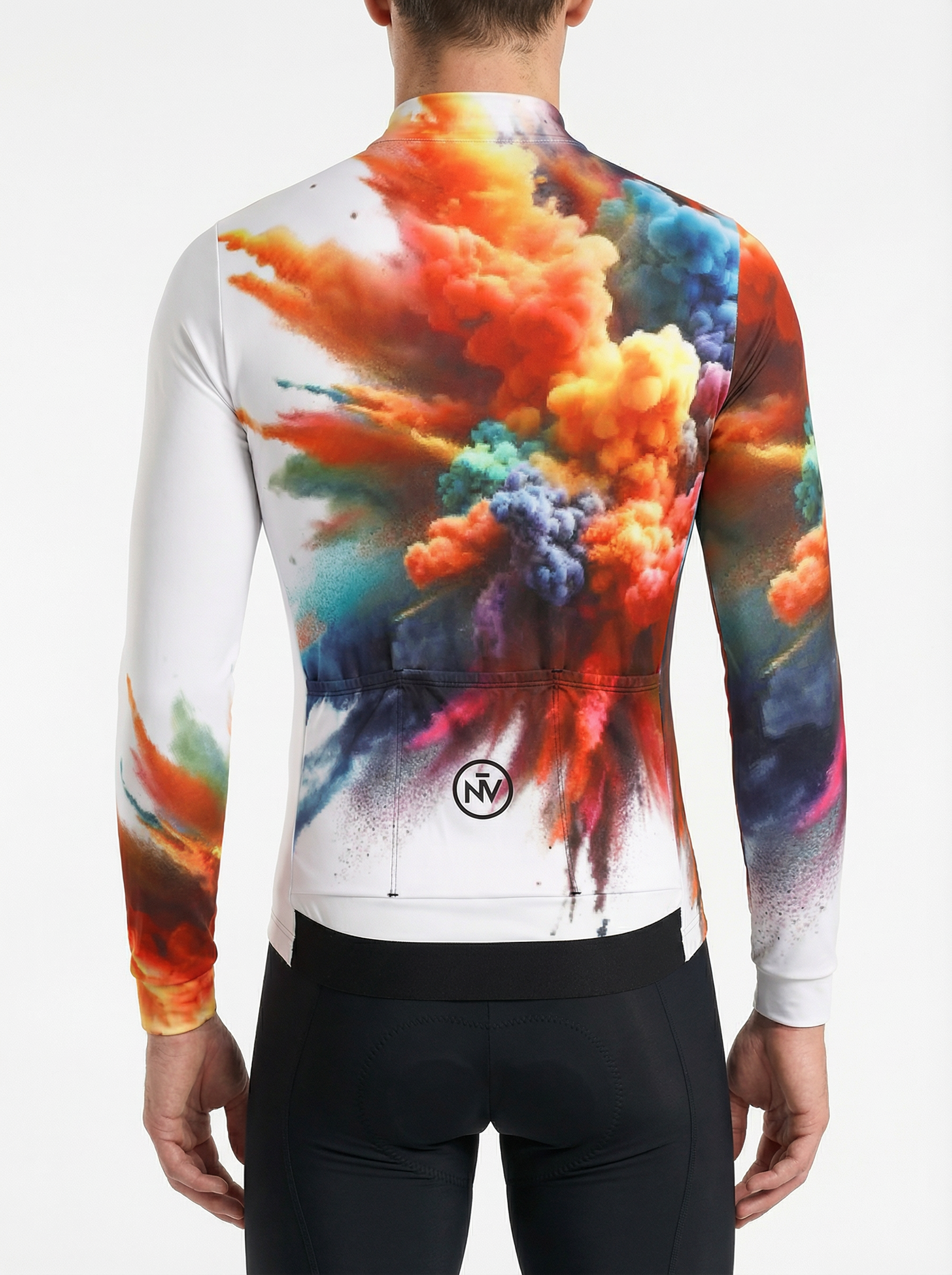 Cycling Ignition Long Sleeve Jersey – Aero Fit Thermal Fire Energy Dynamic Design | Nomad Vélo
