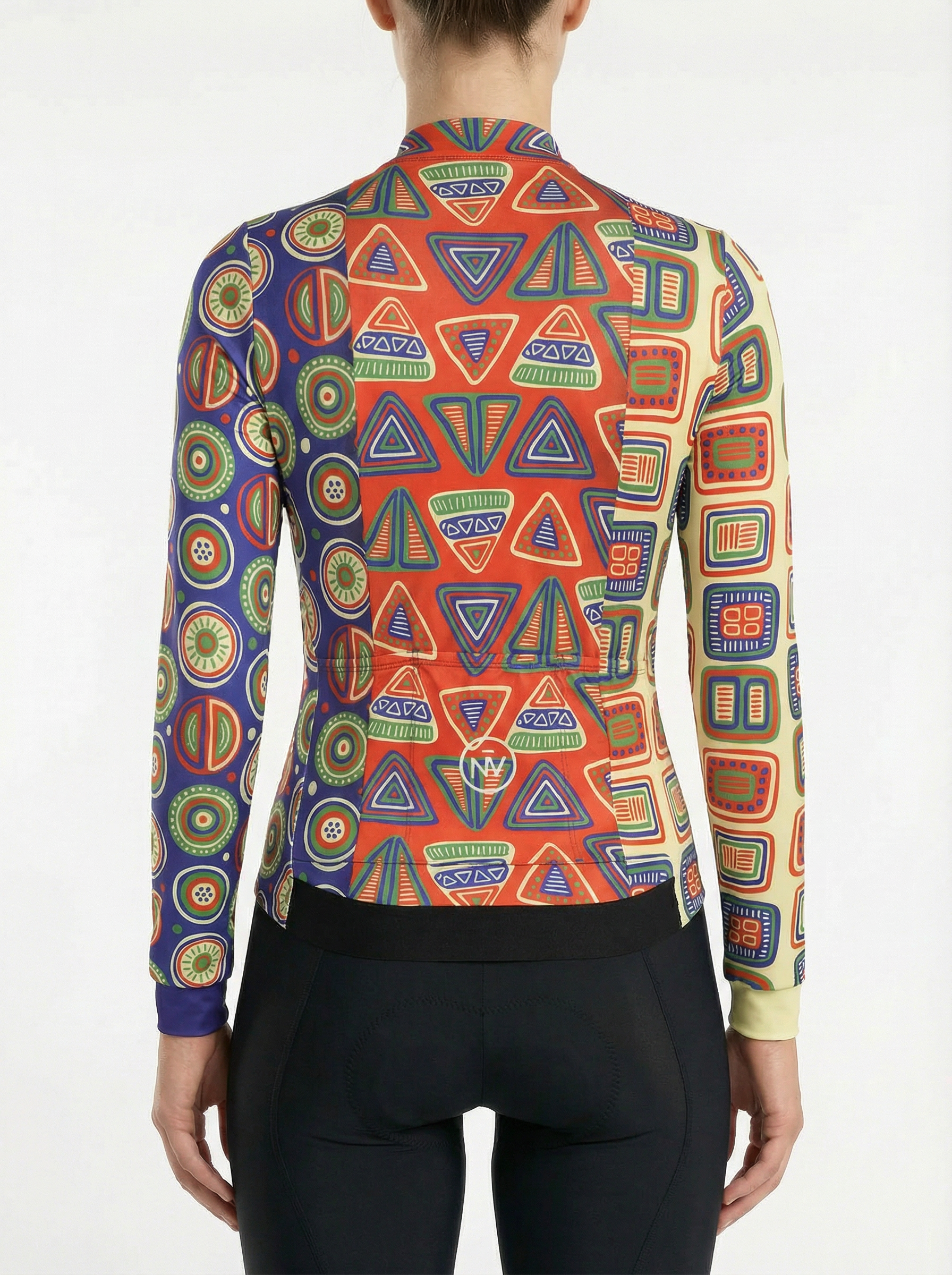 Cycling Totem Long Sleeve Jersey – Aero Fit Thermal Tribal Cultural Design Winter | Nomad Vélo