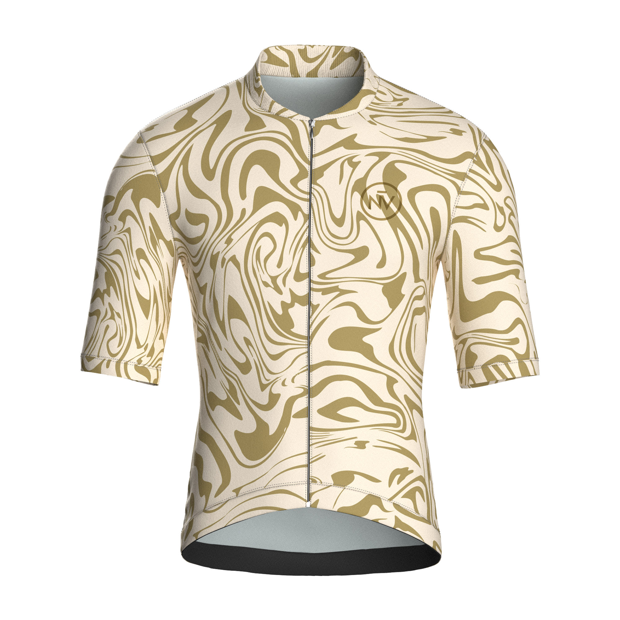 Beige Oasis Aero Cycling Jersey - Beige Oasis Jersey