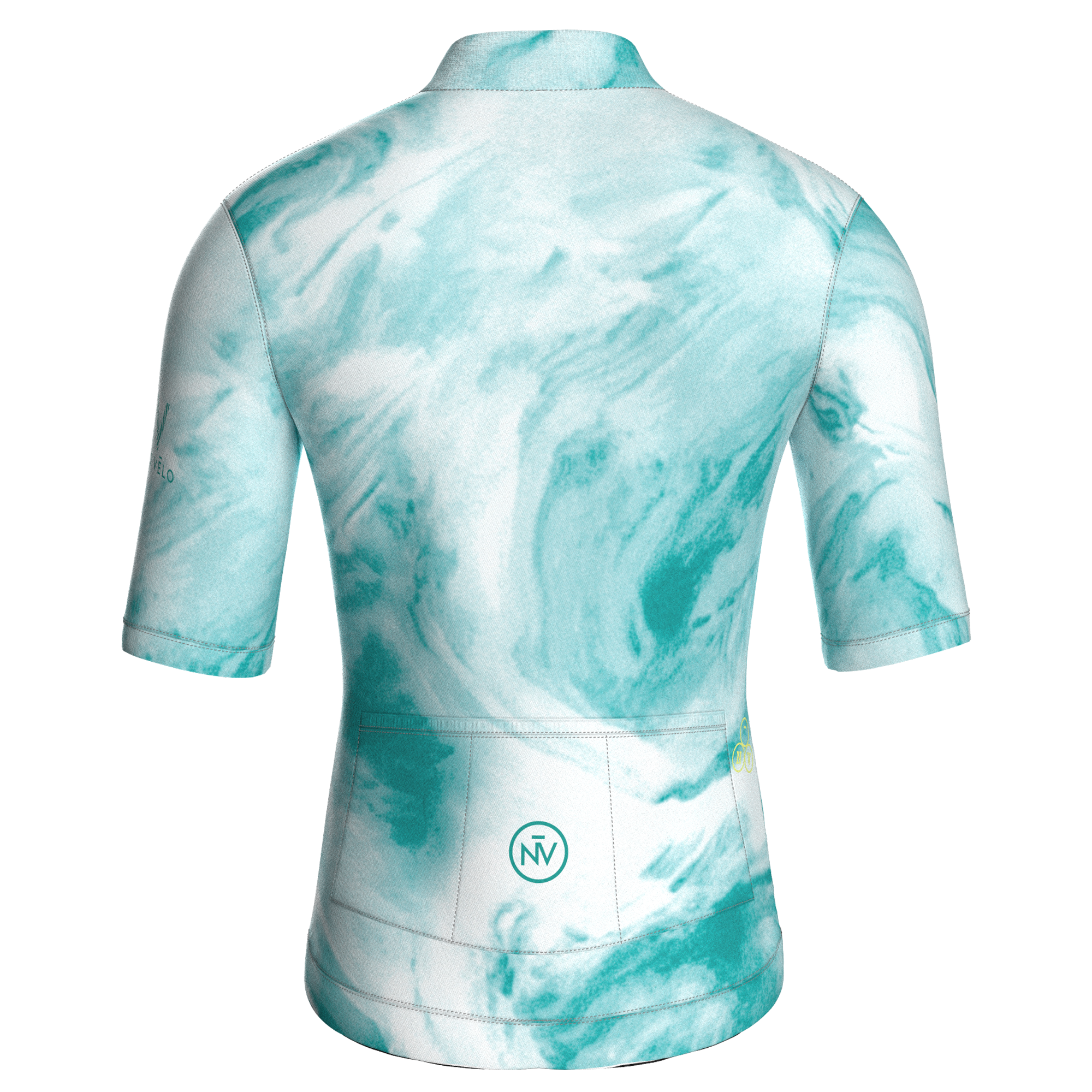 Obsidian Aqua Short Sleeve Jersey | Nomad Vélo