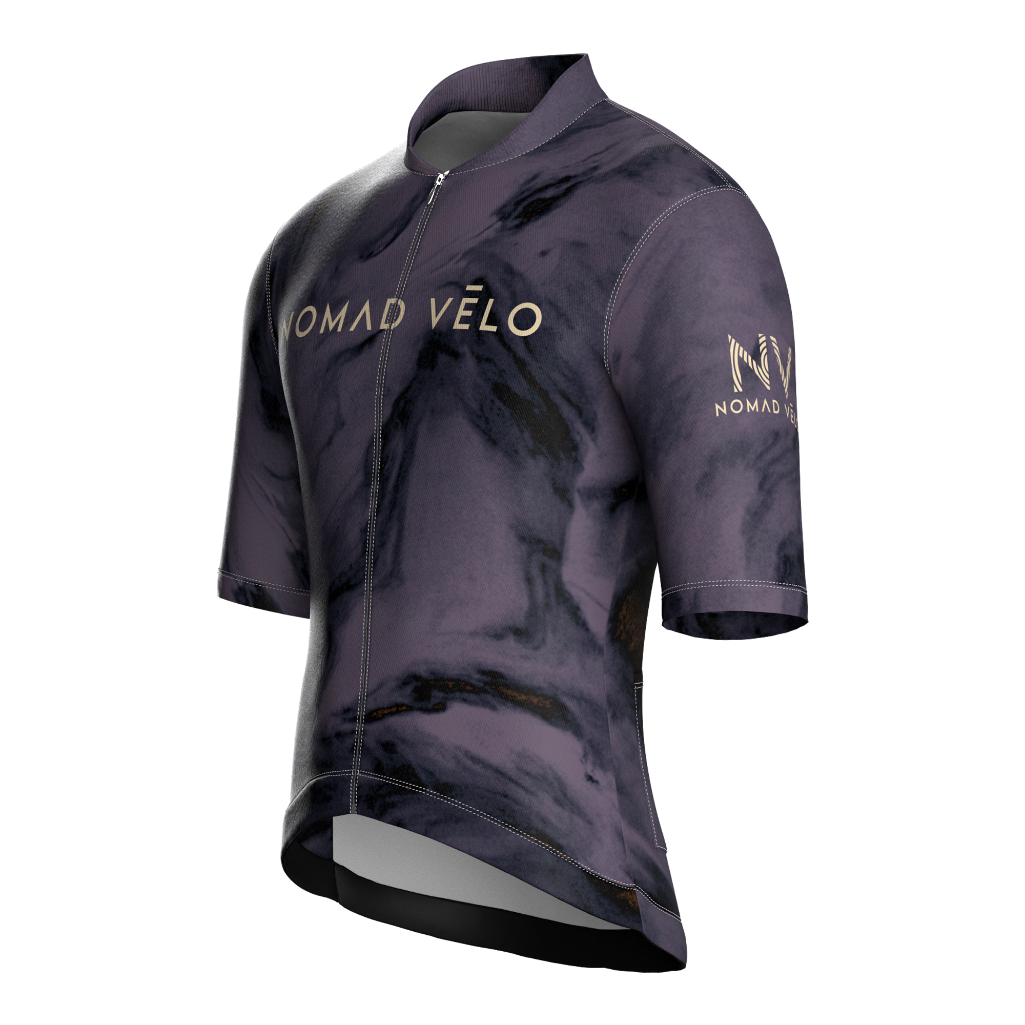 Obsidian Black Short Sleeve Jersey | Nomad Vélo
