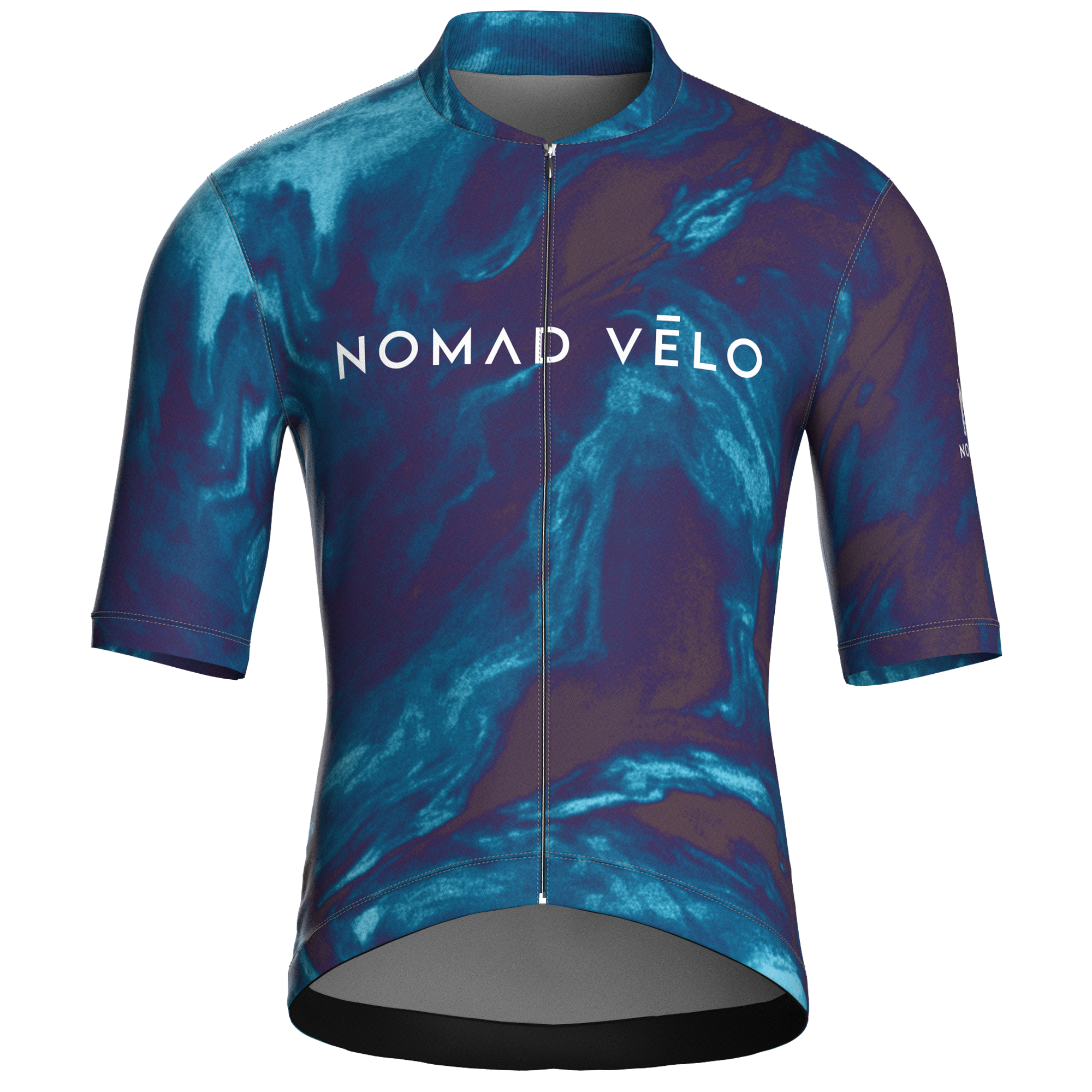 Obsidian Ocean Short Sleeve Jersey | Nomad Vélo