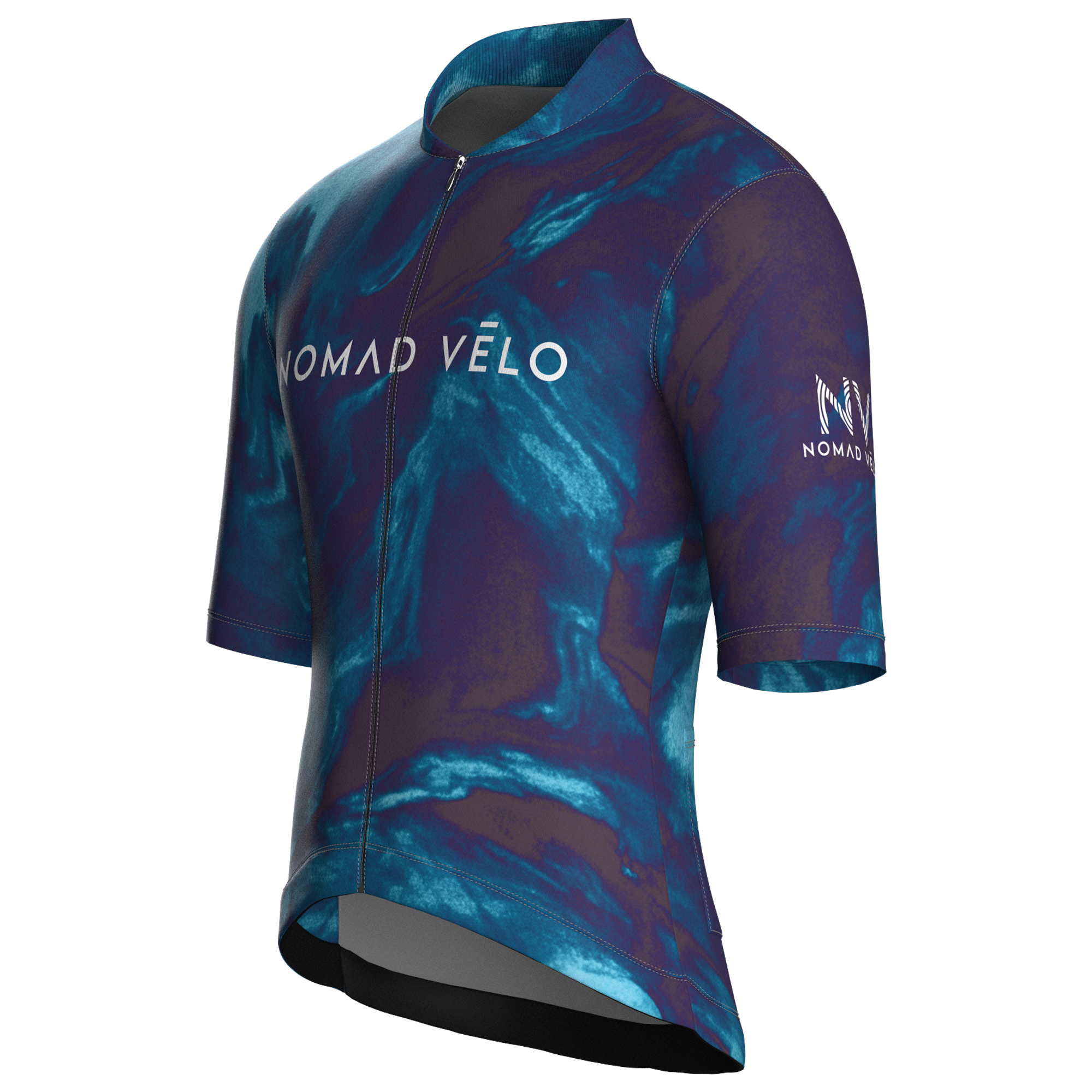 Obsidian Ocean Short Sleeve Jersey | Nomad Vélo