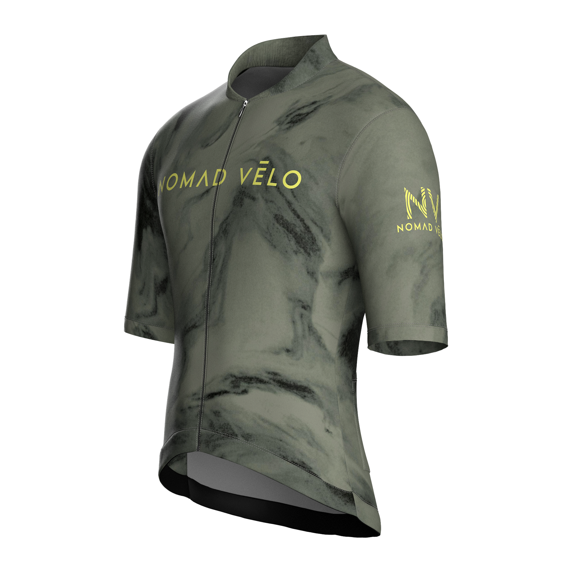 Obsidian Green Short Sleeve Jersey | Nomad Vélo