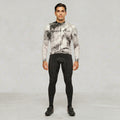 Cycling Obsidian Long Sleeve Jersey – Aero Fit Thermal Black Sleek Design Winter | Nomad Vélo