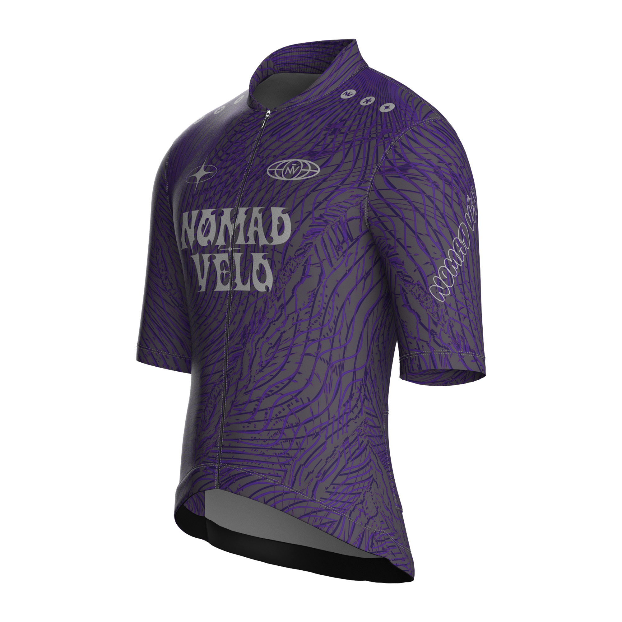 Coco Purple Short Sleeve Jersey | Nomad Vélo