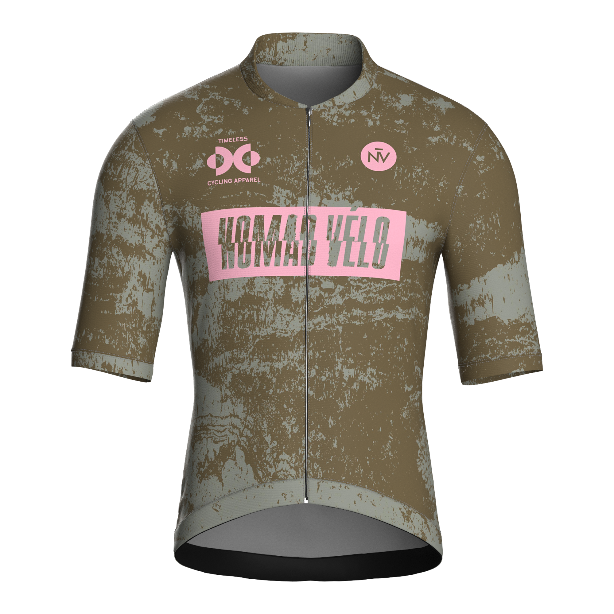 Brutal Khaki Short Sleeve Jersey | Nomad Vélo