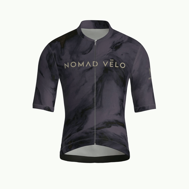 Obsidian Black Short Sleeve Jersey | Nomad Vélo
