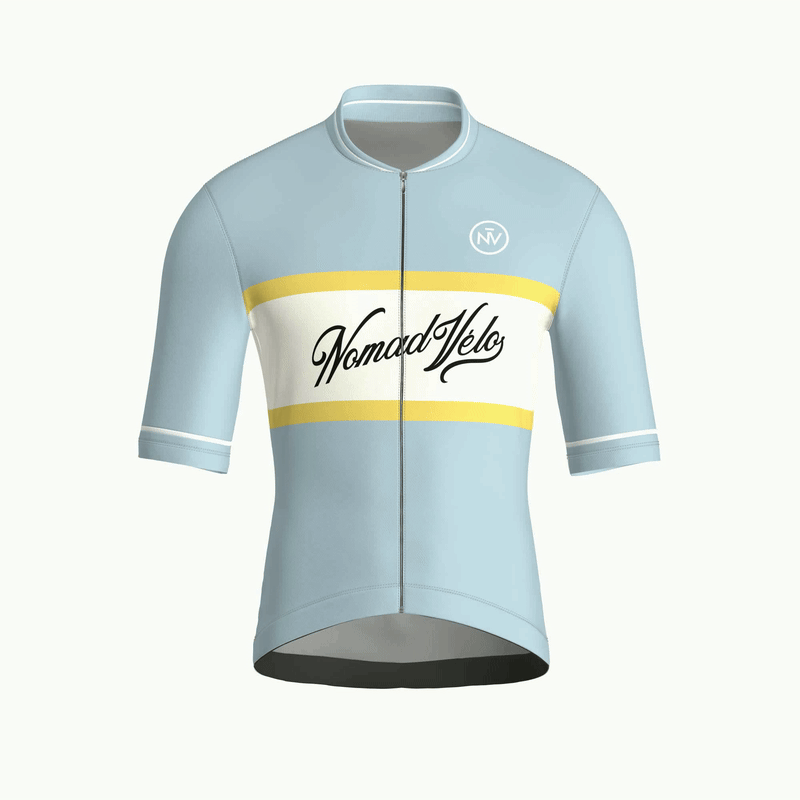 Vintage Turquoise Short Sleeve Jersey | Nomad Vélo