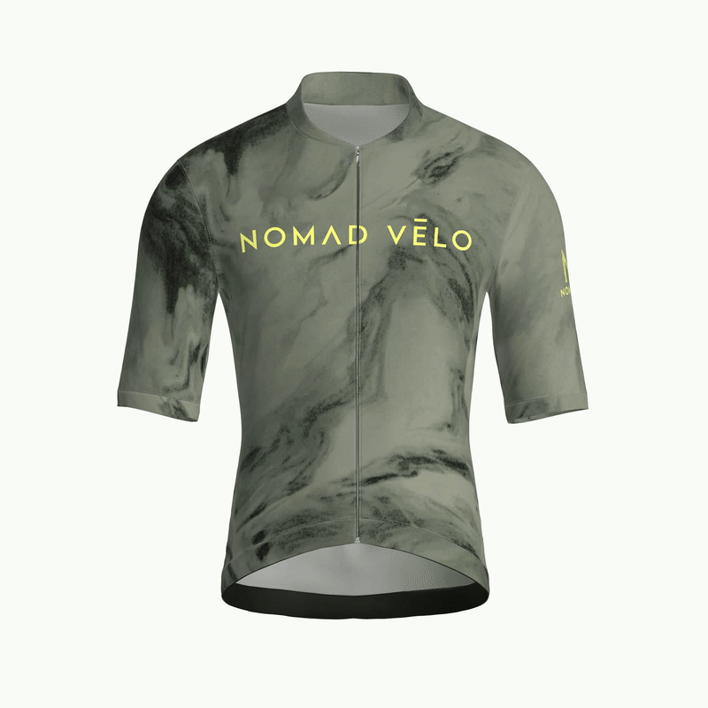 Obsidian Green Short Sleeve Jersey | Nomad Vélo