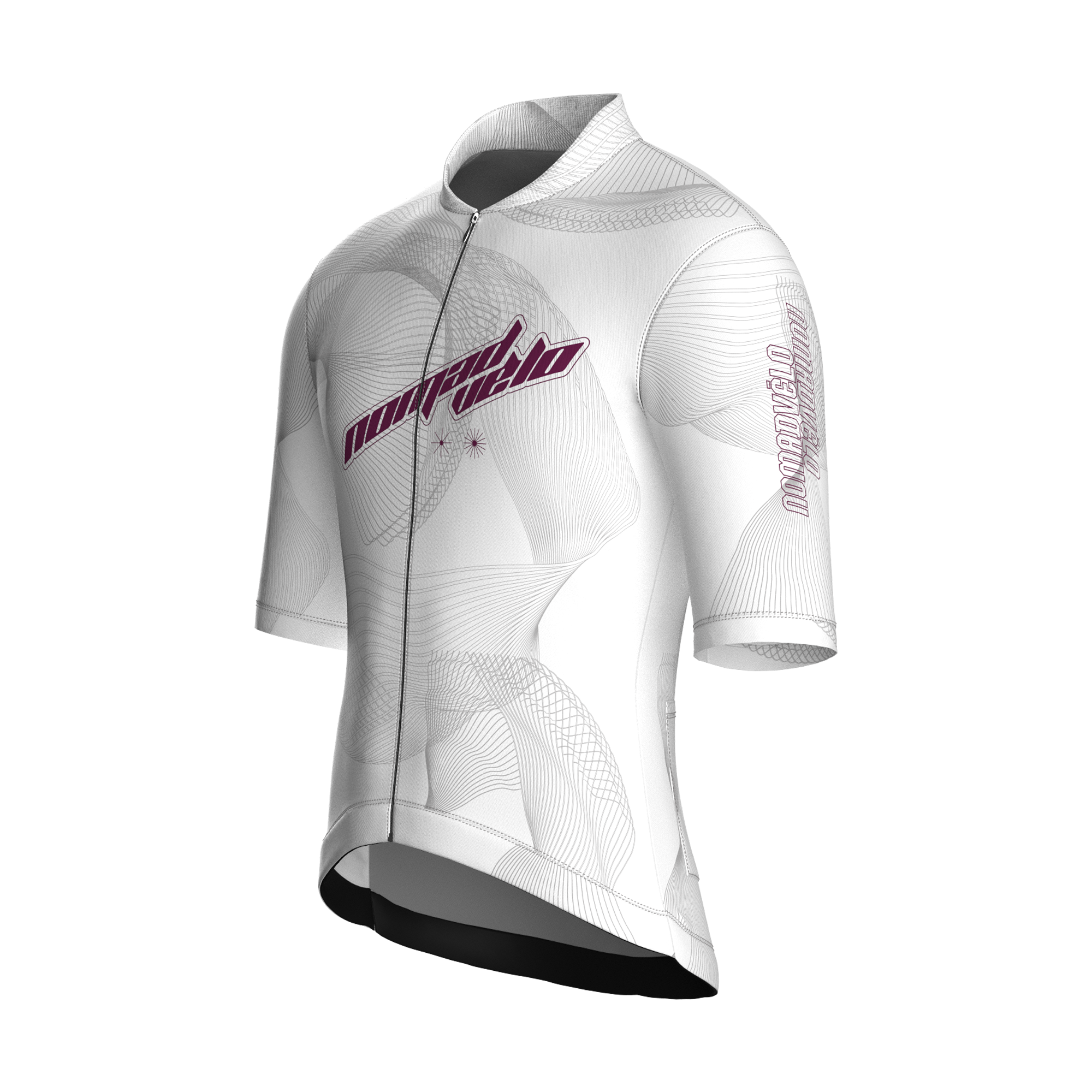 Breakaway White Short Sleeve Jersey | Nomad Vélo