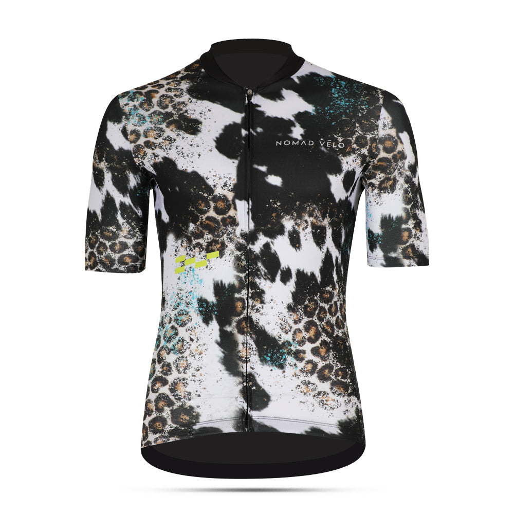 Bold Animal Pattern Jersey with Aero Road Fit – Animal Print Jersey