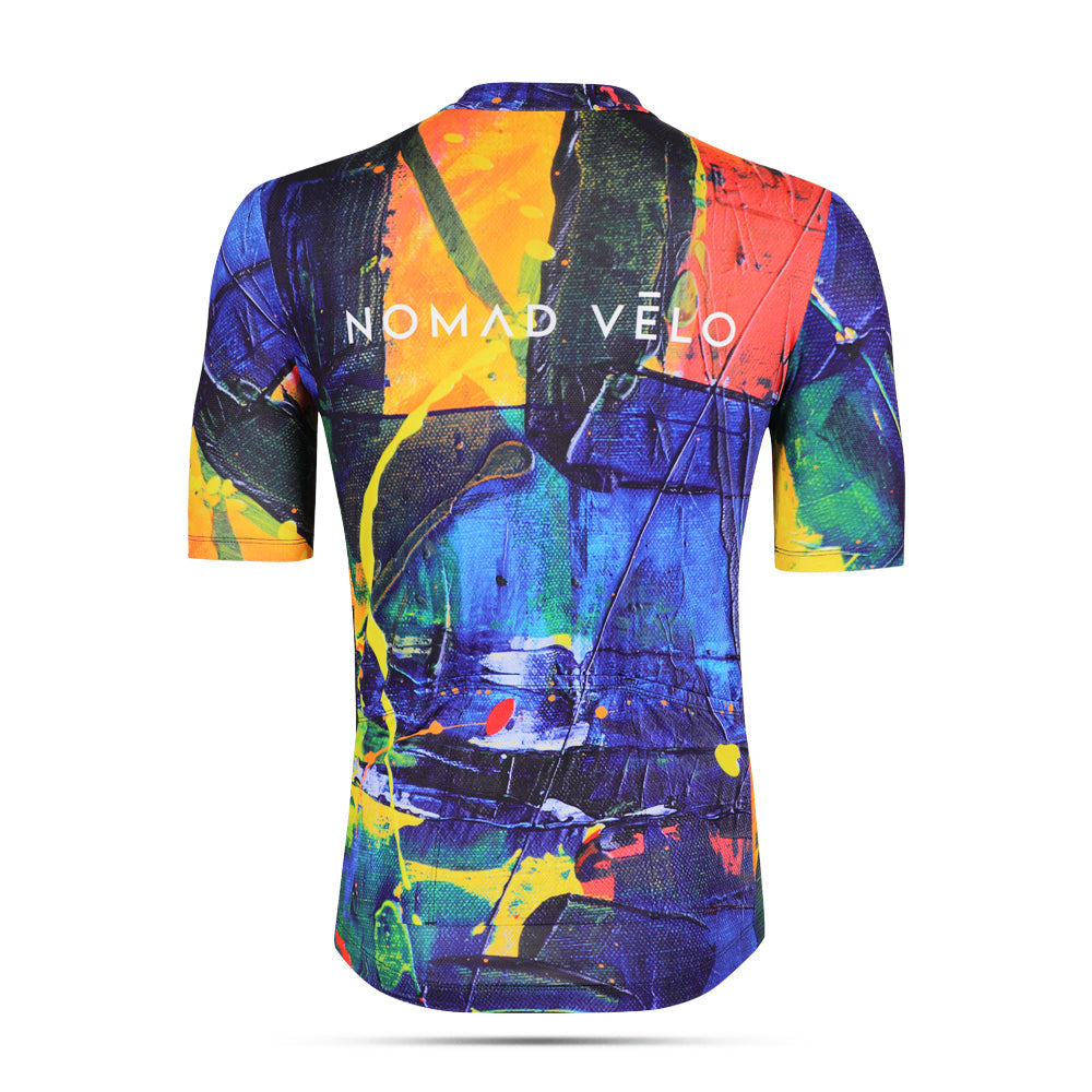 Artistic Cycling Jersey with Colorful Print – Artist Jersey