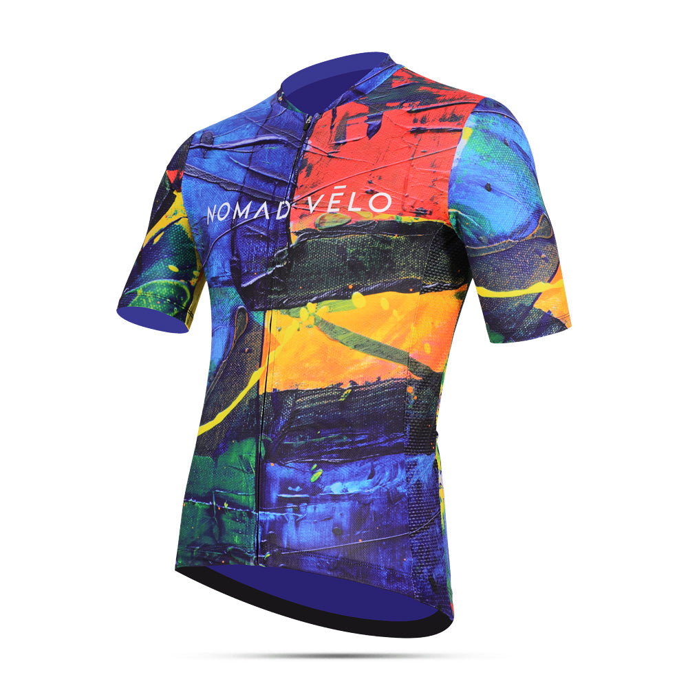 Artistic Cycling Jersey with Colorful Print – Artist Jersey