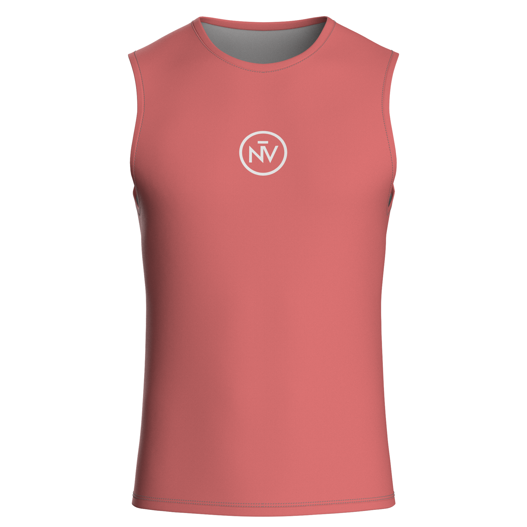 Essential Orange Base Layer – Cycling Sleeveless Slim Fit Lightweight