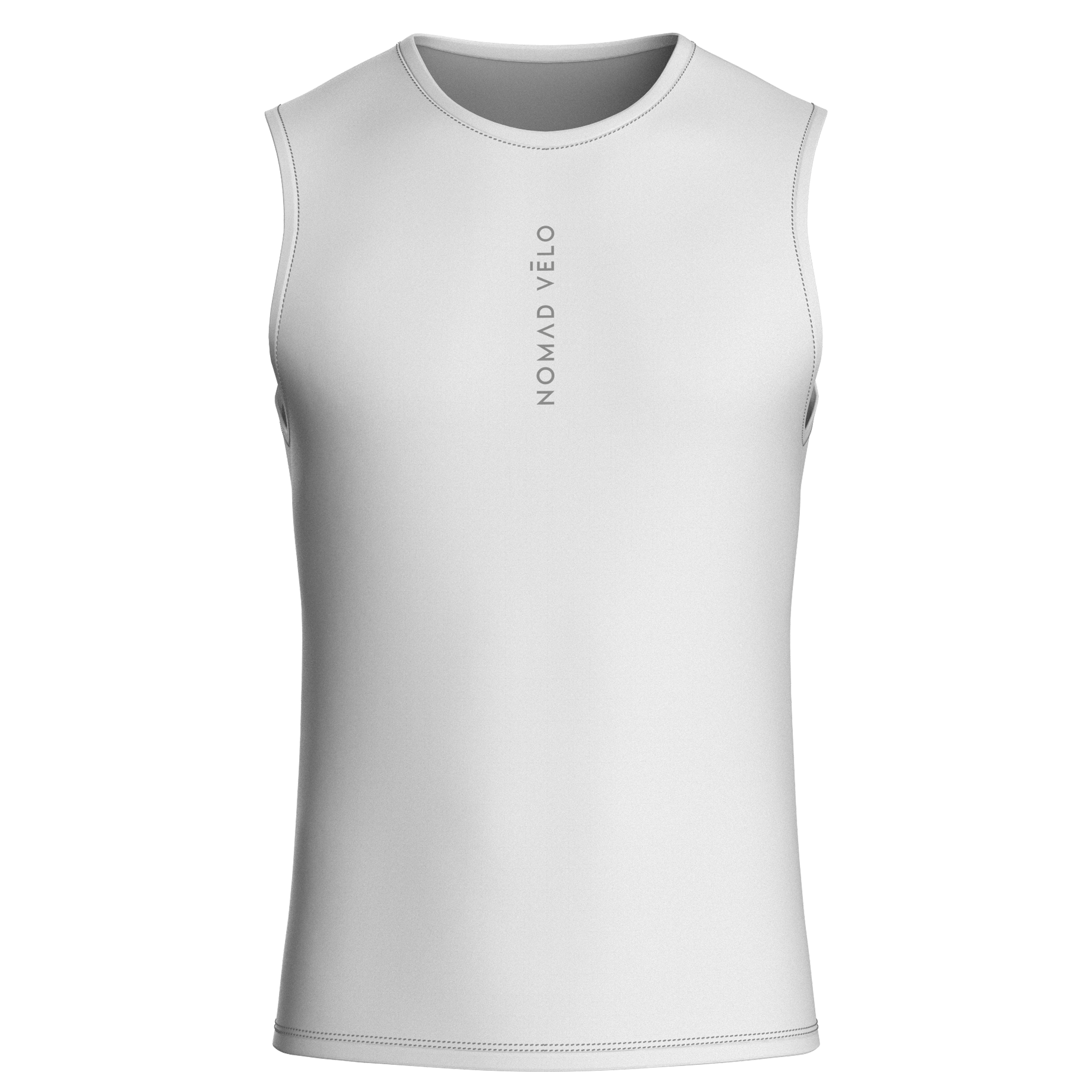 Signature White Base Layer – Cycling Sleeveless Slim Fit Lightweight