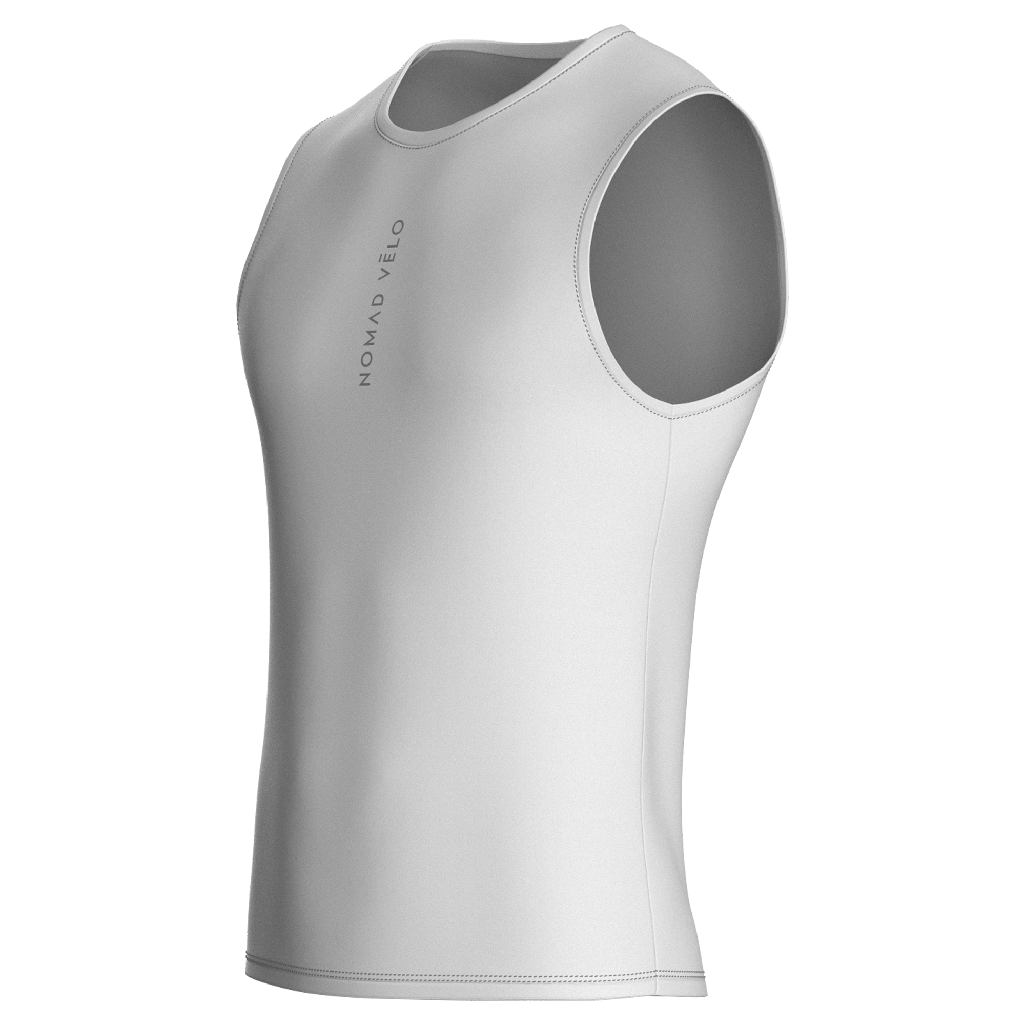 Signature White Base Layer – Cycling Sleeveless Slim Fit Lightweight