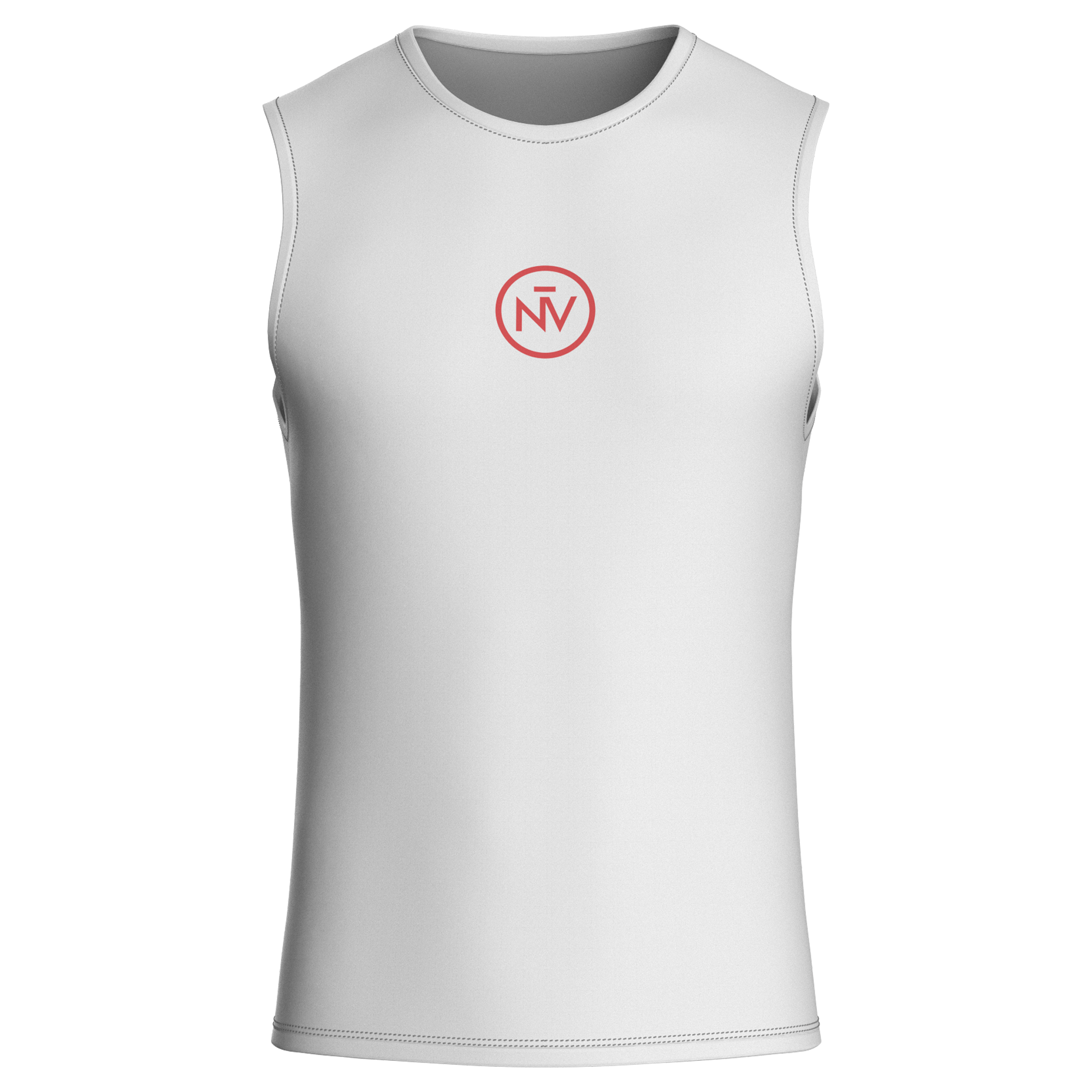 Accent Red Logo Base Layer – Cycling Sleeveless Slim Fit Lightweight