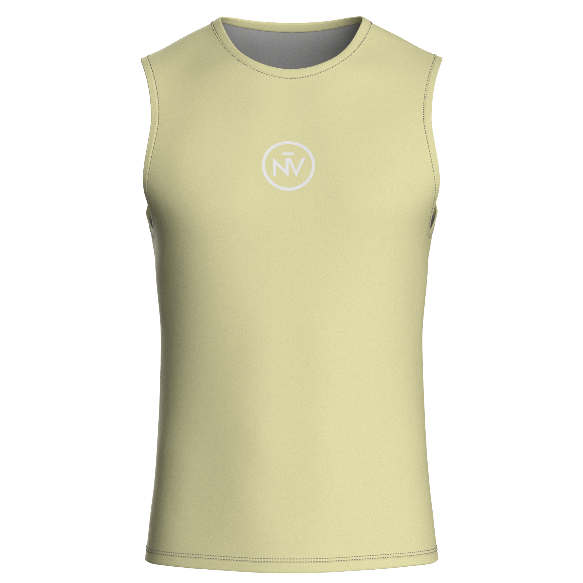 Essential Yellow Base Layer – Cycling Sleeveless Slim Fit Lightweight