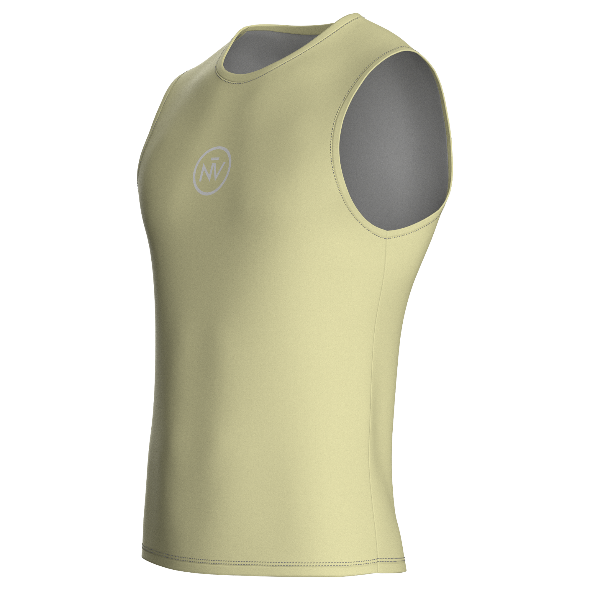 Essential Yellow Base Layer – Cycling Sleeveless Slim Fit Lightweight