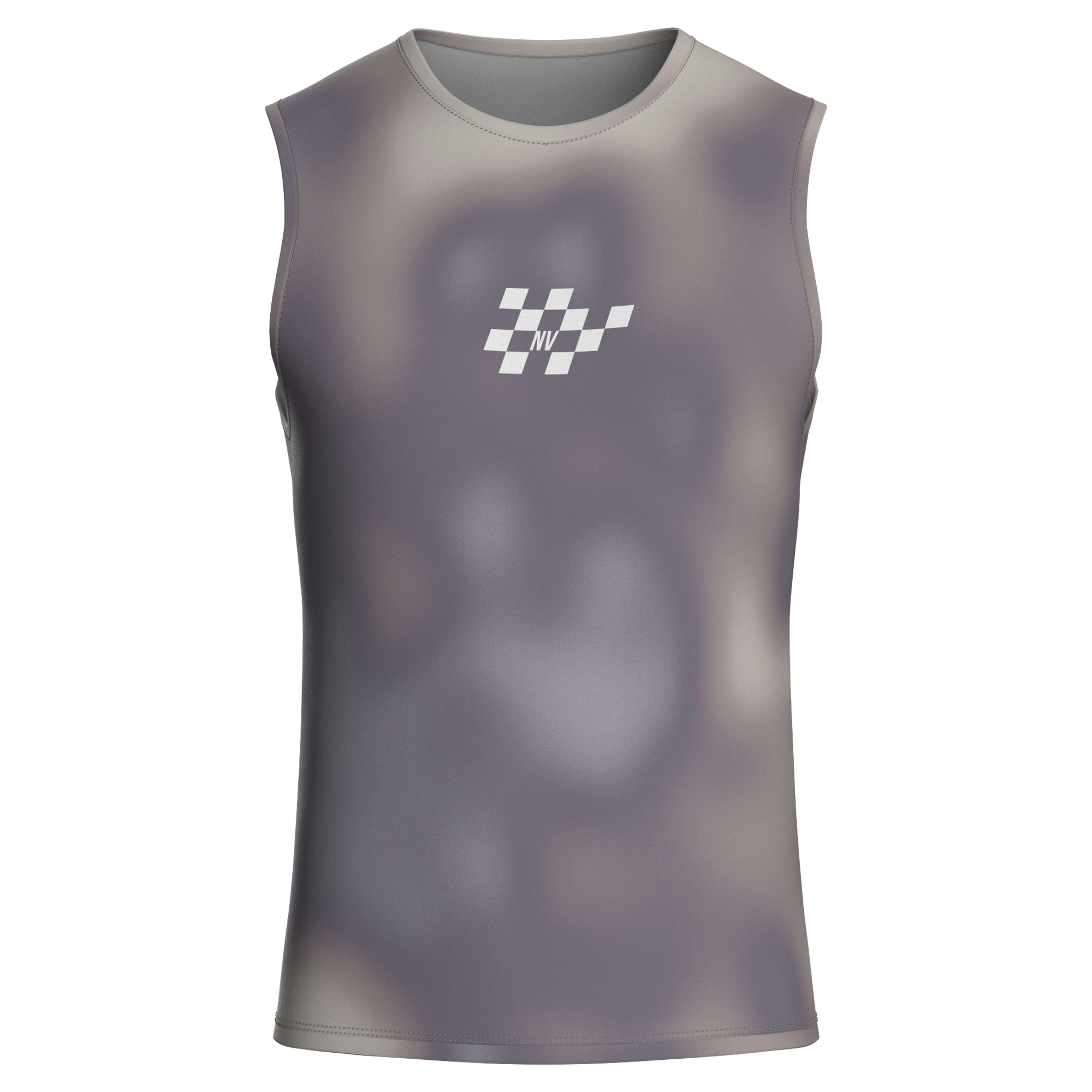 Blur Camo Base Layer – Cycling Sleeveless Slim Fit Lightweight